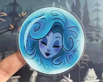 Madame Leota Aufkleber / Haunted Mansion Aufkleber / Disneyparks Aufkleber / Phantom Manor Aufkleber / DLP DLR BTW Aufkleber