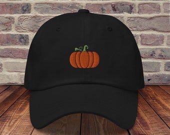 Sombrero de calabaza, Sombrero de papá, Sombrero de Halloween, Sombrero de Halloween, Sombrero bordado, Sombrero lindo, Gorra de papá, Temporada de calabaza, Tiempo de calabaza, Sombrero de otoño, Regalo para ella