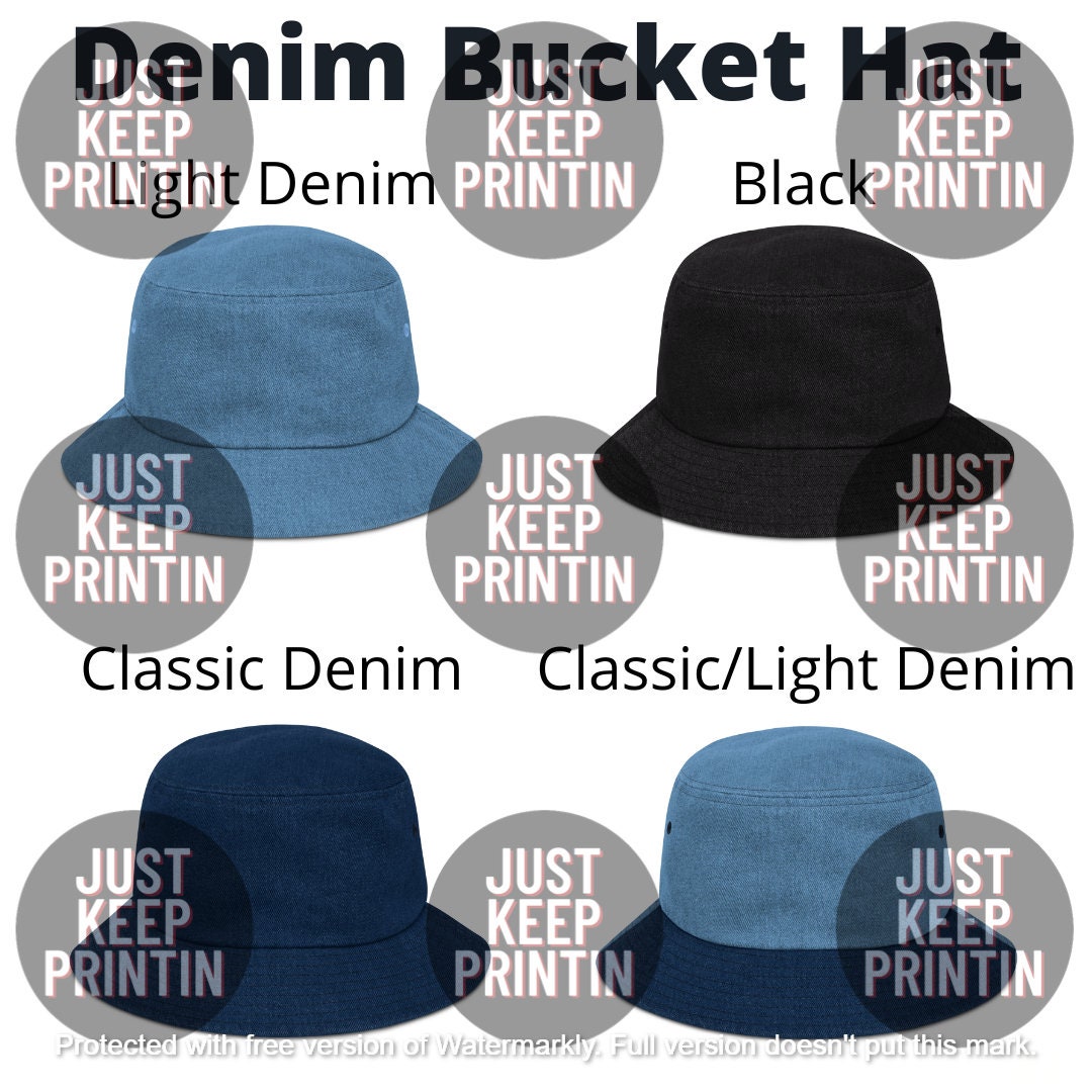 Reduce Reuse Recycle Hat, Recycle Embroidered Bucket Hat, Unisex Hat ...