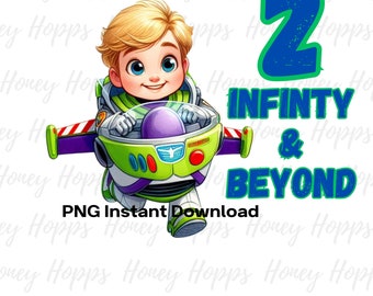 Birthday Boy 2 - Infinity and Jenseits von Buzz png Sublimation digitale Kunst