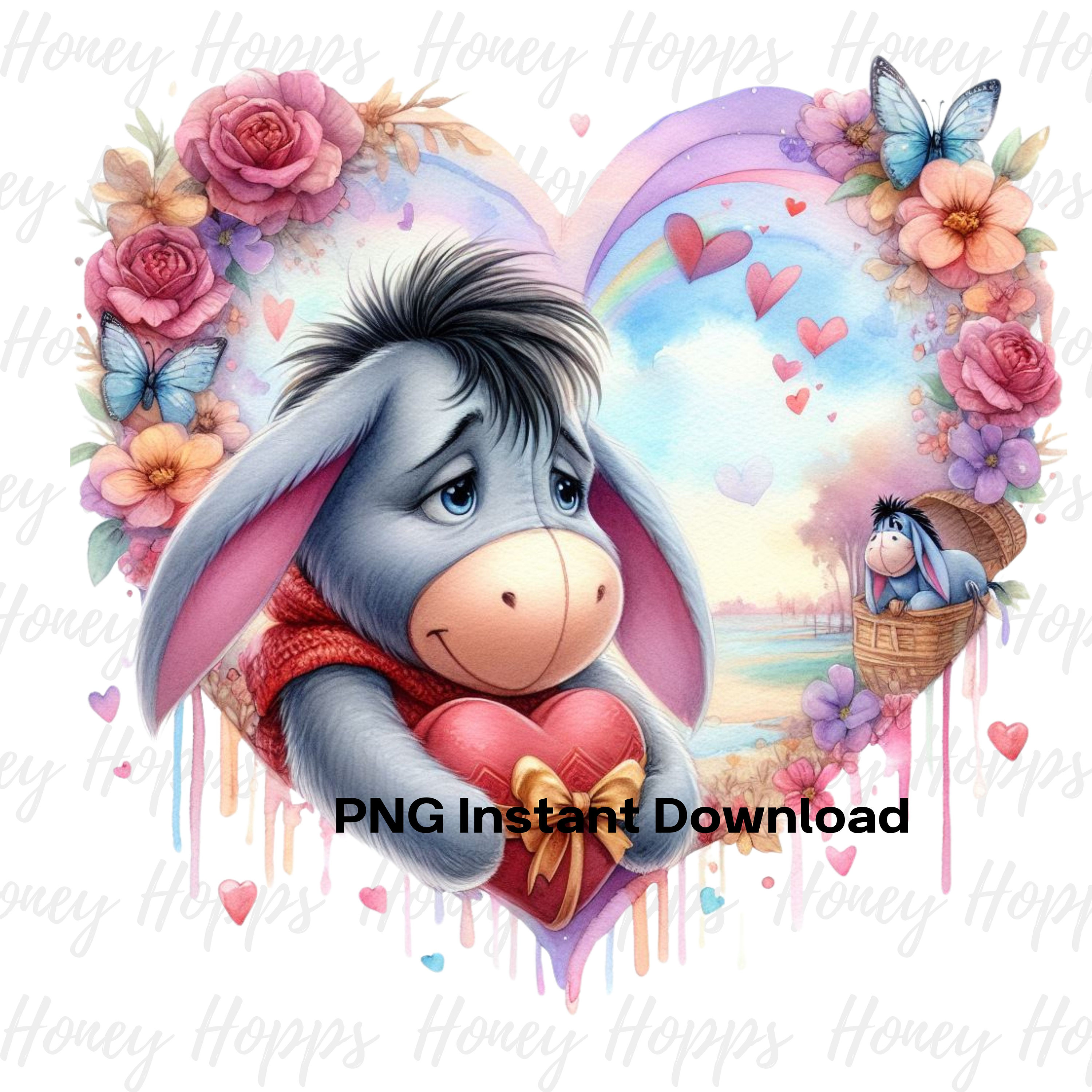 Valentines Day Images Free Friends Eeyore And Piglet SVG Cut File