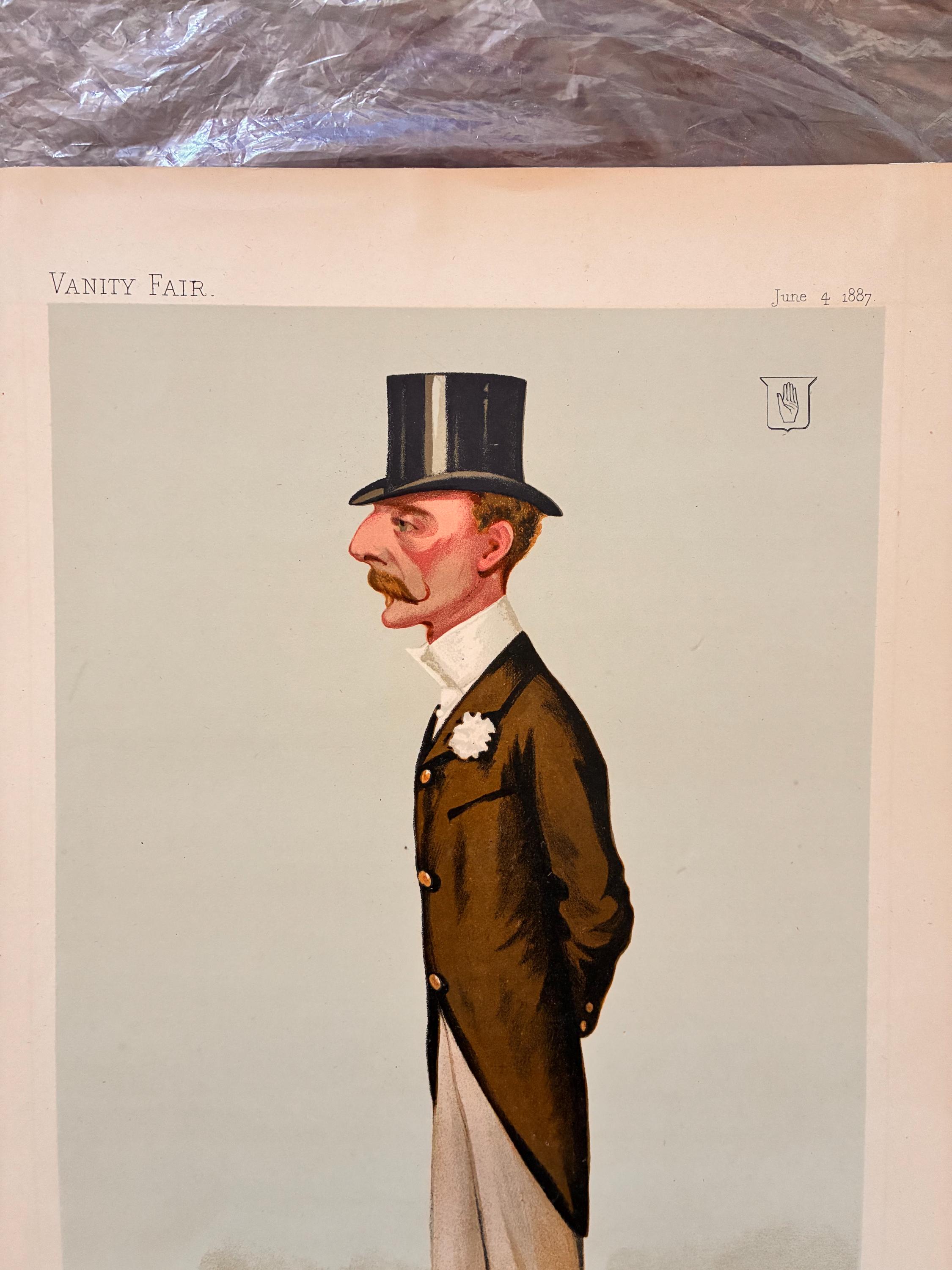Antique Vanity Fair Prints – Victorian Gentleman Lithographs