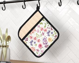 Support pour pot floral avec poche