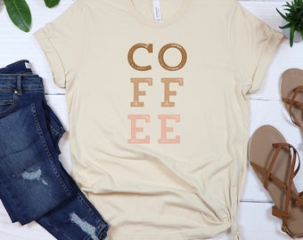 Coffee T-Shirt;I Run on Coffee T-Shirt;Mom Shirt;Coffee Shirt;Gift for Mom;Mom Life Shirt;Inspirational Shirt; Vegan Shirt; I Love Coffee