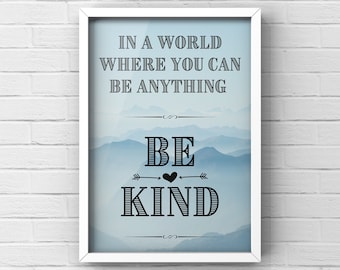 Be Kind Poster