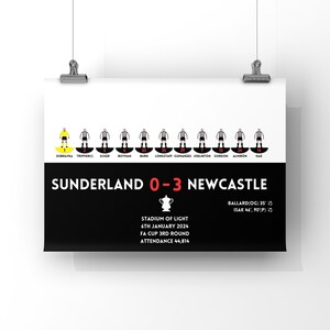 Sunderland 0 NUFC 3 FA Cup 2024 Poster image 2