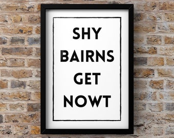 Shy Bairns Poster