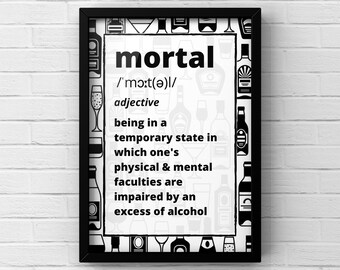 Mortal Definition Poster