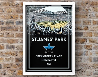 St. James’ Park NUFC Poster