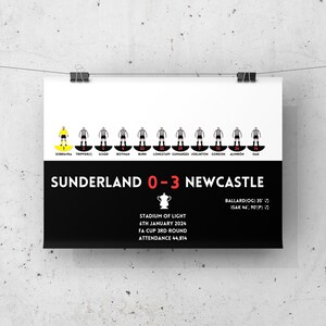 Sunderland 0 NUFC 3 FA Cup 2024 Poster image 6