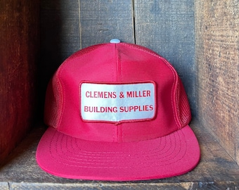 Vintage 80's Mesh Back Trucker Hat // Excellent Condition