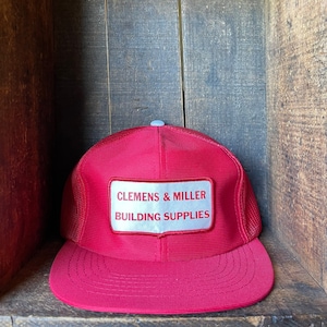 Vintage 80&#39;s Mesh Back Trucker Hat // Excellent Condition