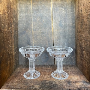 Set of Two Vintage Coupe Glasses