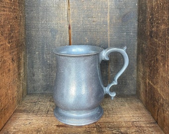 Vintage RWP Pewter Queen Anne Tankard // Stein