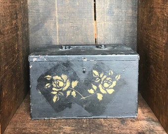 Vintage Metal Storage Tin