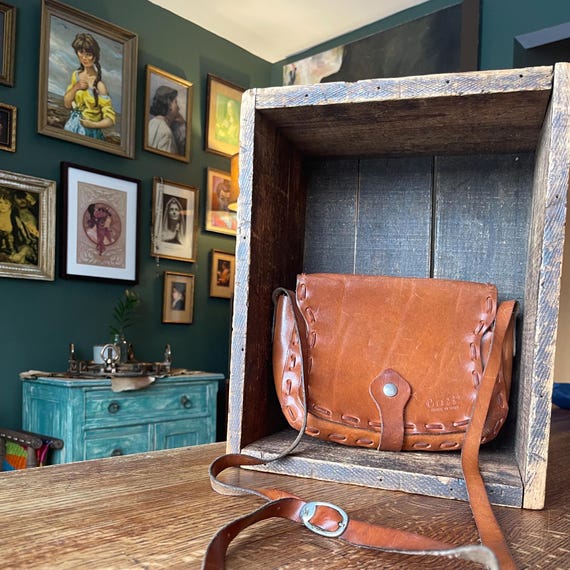 Borsa a Tracolla 30 x 28 in Pelle Sauvage Intrecciata Vintage Best Sel– Stock Vera Pelle