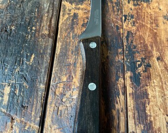 Vintage 1975 MIRACLE MAID USA Chef/fisherman's Fish Fillet Knife W/sheath  // New 