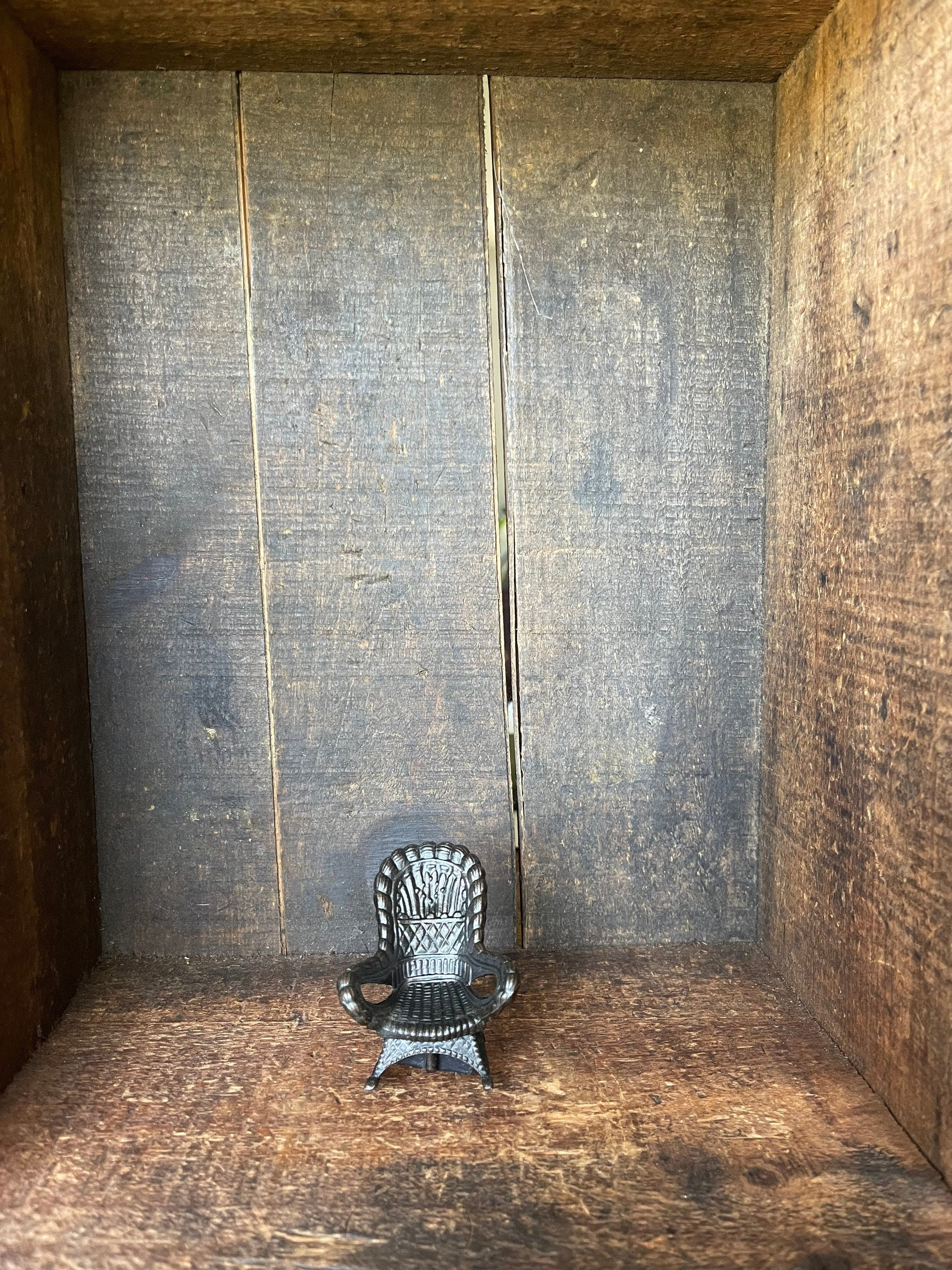 Pencil Rocking Chair Vintage Die Cast Steel Rocking Chair Pencil Sharpener // Rare Vintage ...