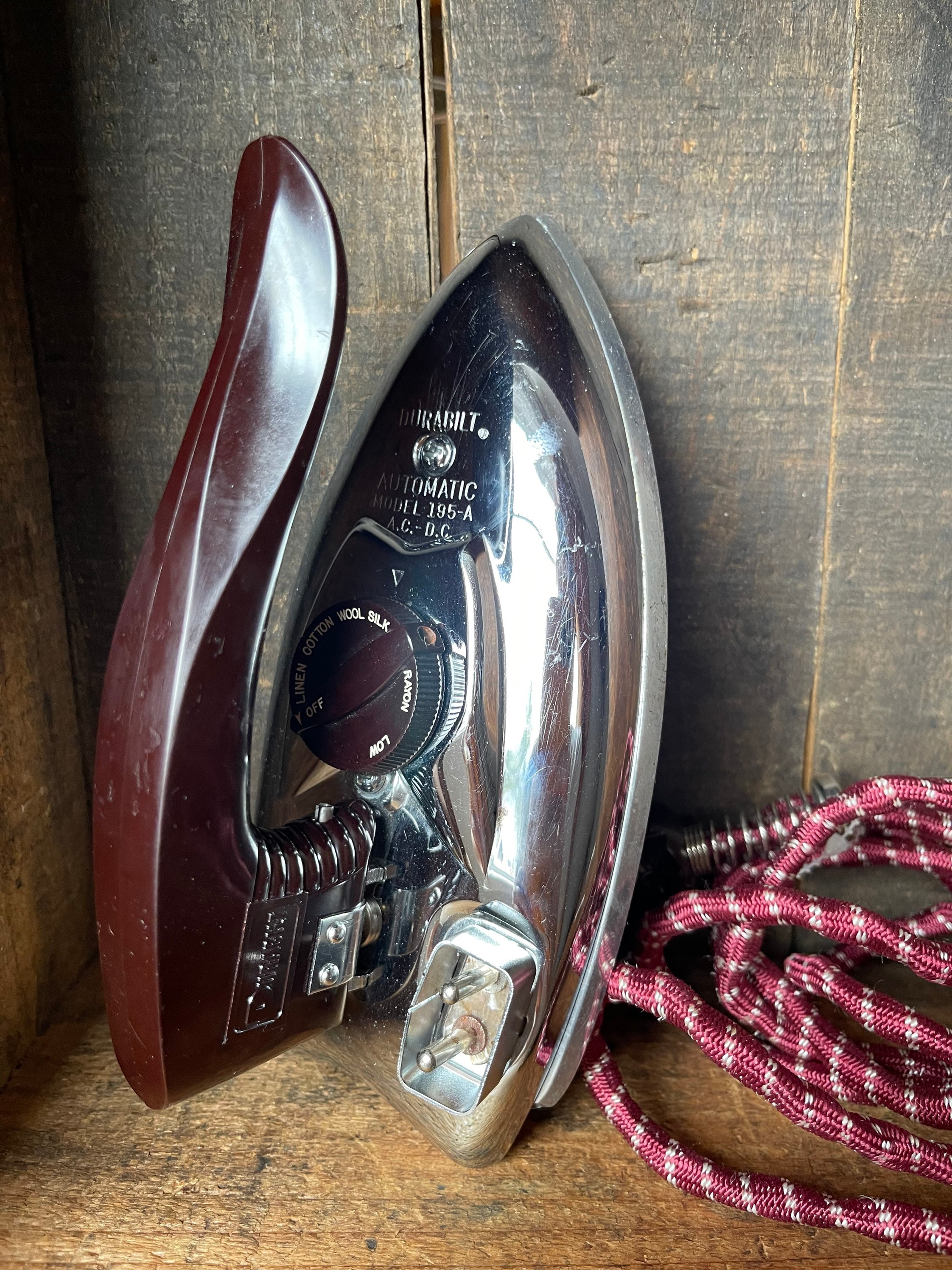 Vintage Durabilt Travel Iron With Detachable Cord - Etsy