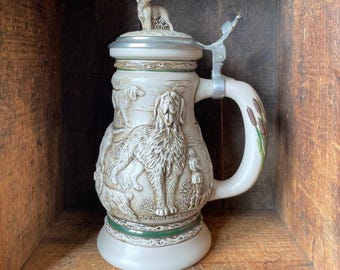 Jarra de cerveza Vintage Avon Great Dogs of The Outdoors
