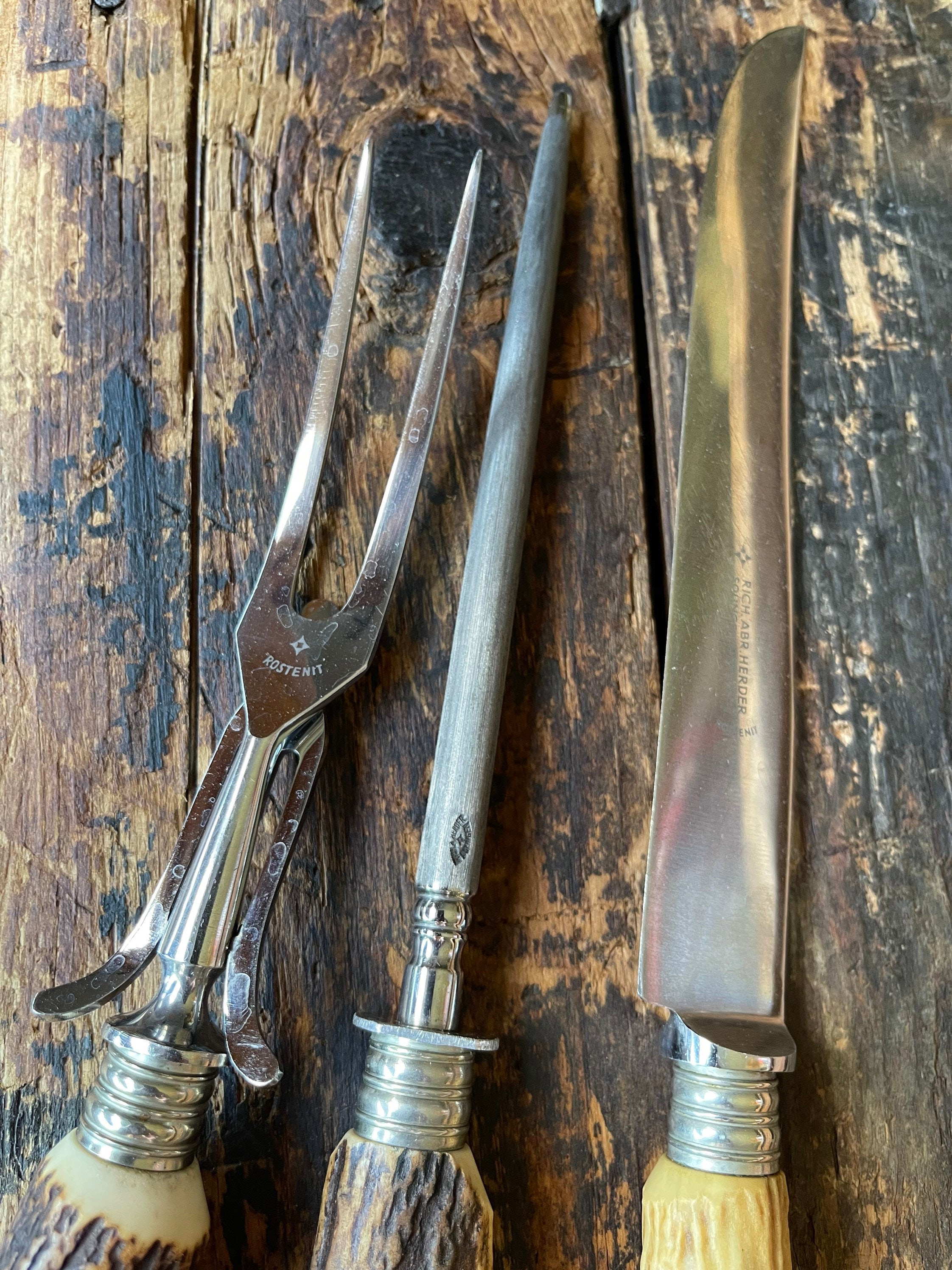 RICH. ABR. HERDER ゾーリンゲン ドイツ Rostenit karlfred ナイフ