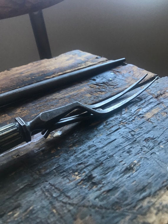 Antique Harrison Bros & Howson Cutlers Antler Knife Sharpener and