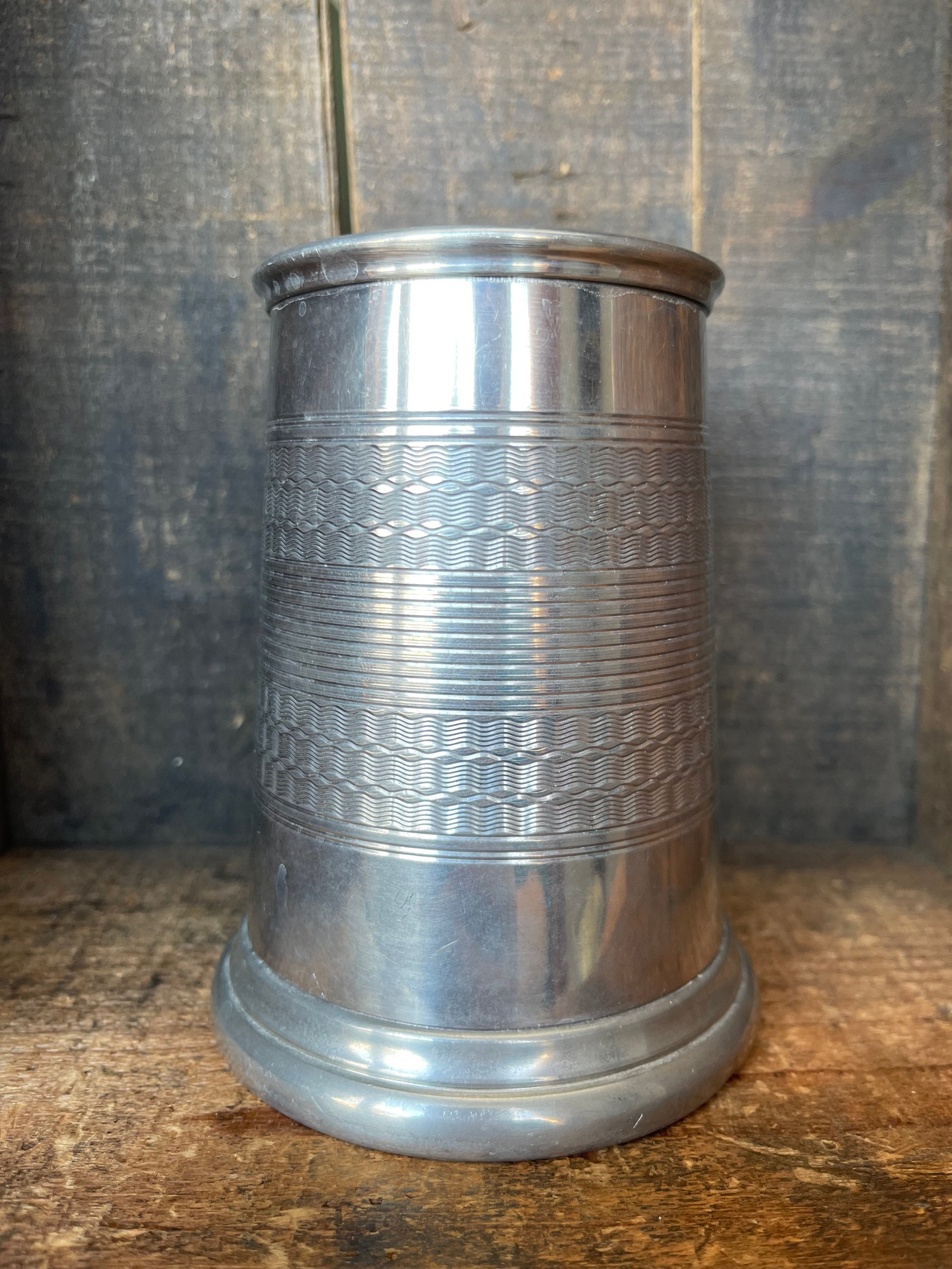 Vintage Pewter Beer Mug/stein // Made in Sheffield England Etsy