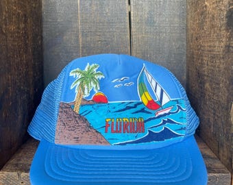 Vintage 80's Mesh Back Trucker Hat // Excellent Condition