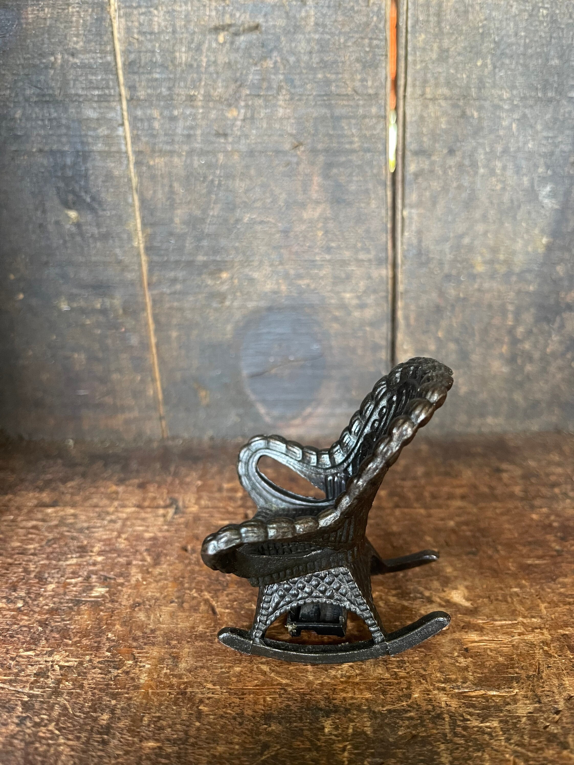 Pencil Rocking Chair Vintage Die Cast Steel Rocking Chair Pencil Sharpener // Rare Vintage ...