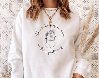 Book Sweatshirt, The Song Of Achilles, Song Of Achilles, Achilles Patroclus, Bookish Sweater, Poet Gift, Bookish Gifts, Bookworm Jumper
