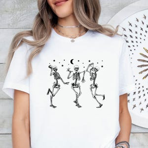 Skeleton Dance Shirt, Dancing Skeleton, Halloween Skeleton, Halloween T-shirt, Funny Halloween, Kids Skeleton Tee, Dancing Skeletons