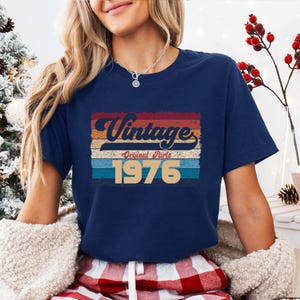Mens Birthday T-shirt, Vintage 1986 Shirt, Dad Birthday T shirt, 1976 Birthday Tshirt, Retro 50 Birthday Tee, Born in 1996 Tee, Mum Birthday image 5