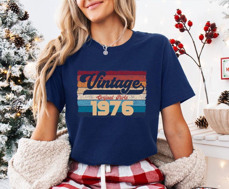 Mens Birthday T-shirt, Vintage 1986 Shirt, Dad Birthday T shirt, 1976 Birthday Tshirt, Retro 50 Birthday Tee, Born in 1996 Tee, Mum Birthday image 5
