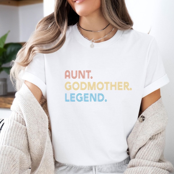 Aunt Godmother Shirt, Baptism T-shirt, Christian T shirt, Godmother Proposal, Auntie Godmother, Aunt Tshirt, Baptism Gift Shirt