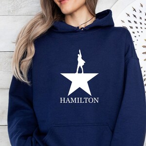 Hamilton Hoodie, Hamilton Musical, An American Musical, Alexander Hamilton, Musical Theatre Gift, Hamilton Merch, Kids Hamilton Gifts afbeelding 3