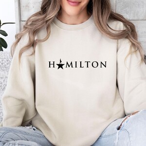 Sweat-shirt Hamilton Musical, col rond Hamilton, An American Musical, Alexander Hamilton, Hamilton Musical, Cadeau Hamilton pour femme