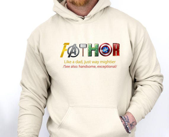 Fathor Hoodie, Fathers Day Hoodie, Funny Dad Hoodie, Father's Day Gift, New Dad Gift, Dad To Be Hoodie, Avengers Dad Hoodie, Marvel Dad Gift