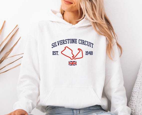 Silverstone Circuit Hoodie, F1 Racing Hoodie, Formula 1 Pullover, Race Day Hoodie, Race Lovers Gift, Mens Formula Hoodie, Kids F1 Hoodie