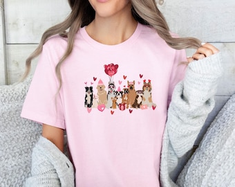 Valentine Dog Shirt, Dog Valentines Shirt, Dog Is My Valentine, Valentines Day Tee, Dog Lovers T-shirt, Dog Owner T shirt, Dog Walking Gift