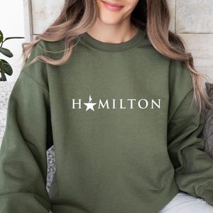 Hamilton Musical Sweatshirt, Hamilton Crewneck, An American Musical, Alexander Hamilton, Hamilton Musical, Womens Hamilton Gift Bild 6