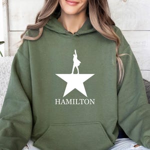 Sweat à capuche Hamilton, comédie musicale Hamilton, une comédie musicale américaine, Alexander Hamilton, cadeau théâtre musical, produits dérivés Hamilton, cadeaux Hamilton pour enfants