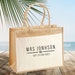 Personalised Mrs Tote Bag, Custom Wifey Jute Bag, Cute Wife Bag, Honeymoon Bride Tote Bag, Bridal Party Gift, Newlywed Bag, Just Married Bag 