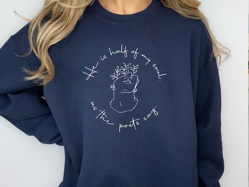 Book Sweatshirt, The Song Of Achilles, Song Of Achilles, Achilles Patroclus, Bookish Sweater, Poet Gift, Bookish Gifts, Bookworm Jumper image 2
