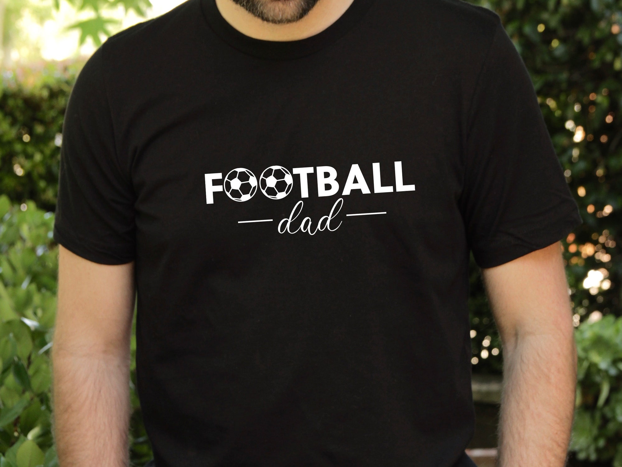 Discover Football Dad T-Shirt, Funny Football T-Shirt, Cute Father's DayT-Shirt, Sports T-Shirt, Game Day T-Shirt