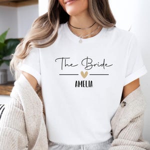Bridal Party Shirts, Bride T-shirt, Bridesmaid Shirt, Bride Squad Shirt, Bachelorette Party Tee, Team Bride Tee, Hen Party Gift, Bride To Be