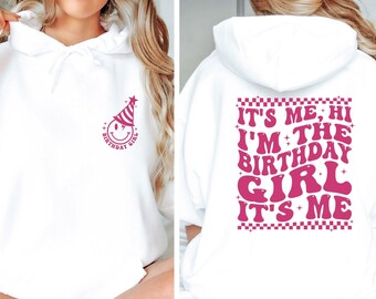 Birthday Girl Hoodie, Girls Birthday Hoodie, Girl Birthday Hoodie, Birthday Party Hoodie, Funny Birthday, Womens Birthday, Birthday Squad