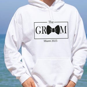 Stag Party Hoodie, Groom Hoodie, Best Man Hoodie, Bachelor Party Hoodie, Bachelorette Hoodie, Groomsman Top, Father Of Groom, Wedding Hoodie image 1