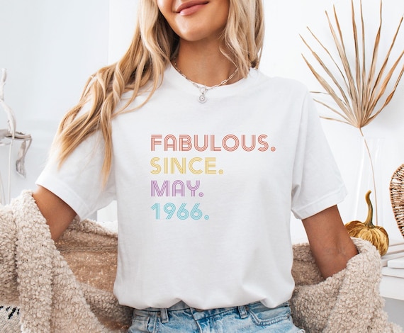 Fabulous Birthday Shirt, 1986 Birthday Shirt, 40 and Fabulous, Custom Birthday T-shirt, 50 Birthday Tee, 1976 Birthday Tshirt, 60th Gift