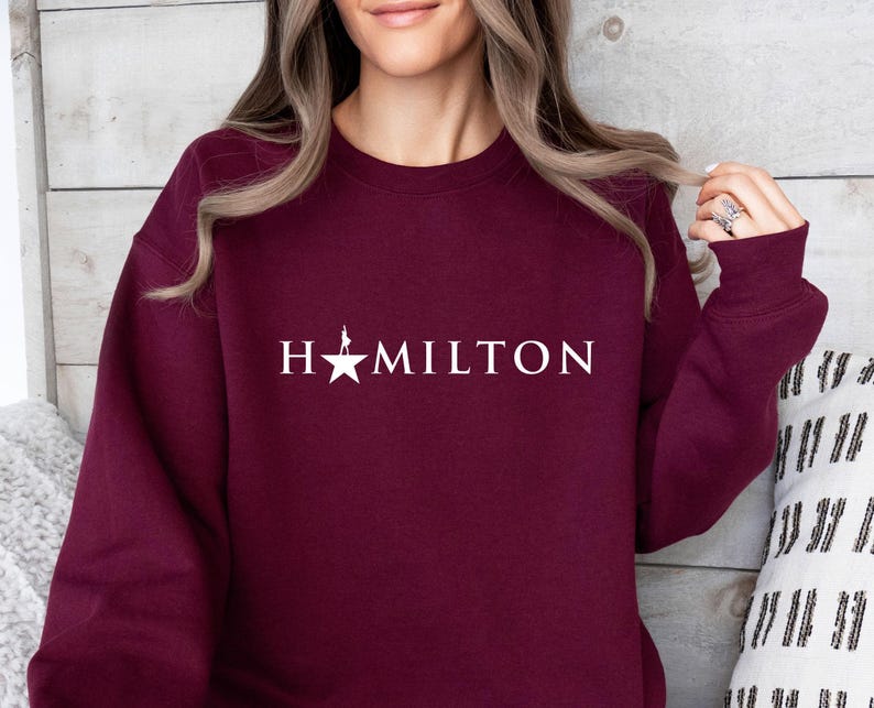 Hamilton Musical Sweatshirt, Hamilton Crewneck, An American Musical, Alexander Hamilton, Hamilton Musical, Womens Hamilton Gift Bild 2