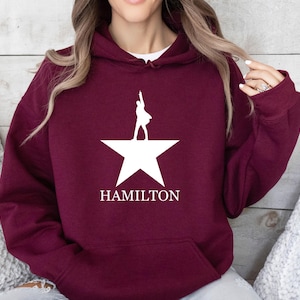 Hamilton Hoodie, Hamilton Musical, An American Musical, Alexander Hamilton, Musical Theatre Gift, Hamilton Merch, Kids Hamilton Gifts afbeelding 5